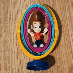 JIMMY NEUTRON BOY GENIUS Spinning Toy and Sheen Mini Figure Wendy’s