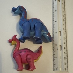 Disney T-Rex Cafe Rocksy the Apatosaurus And Brachiosaurus Dinosaur Figures