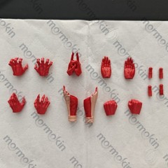 For 6″ SHF Itadori Yuji Body 1/12 Jujutsu Kaisen Hand Accessories（No Figure）