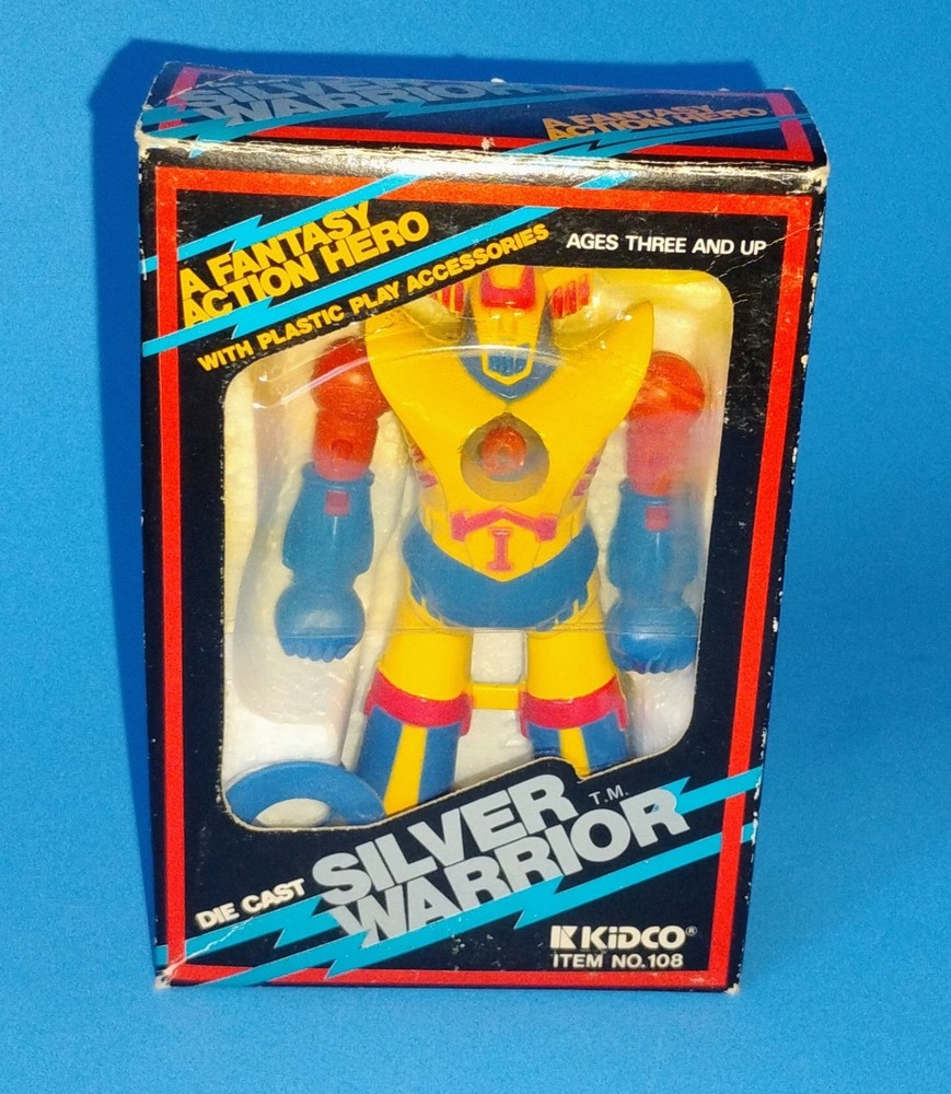 Kidco SILVER WARRIOR CRESTAR – 1977 – complete in original box – Die-Cast