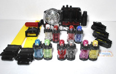Kamen Rider Build DX Build Driver + 10 DX Best Match Full Bottle + Holder BANDAI