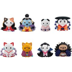 One Piece Nyanpiece Luffy Wano Country Mega Cat Megahouse 1-Inch Mini-Figure