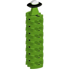 Stack the Aliens – Dexterity Aliens Gag Gift Game for Family, Adults, and Child