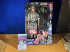 P13-67 GUNNERY SGT. R. LEE ERMEY TALKING ACTION FIGURE – AUTOGRAPHED / JSA CERT.