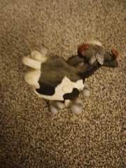 Cartoonish Booble Cow Body Figure