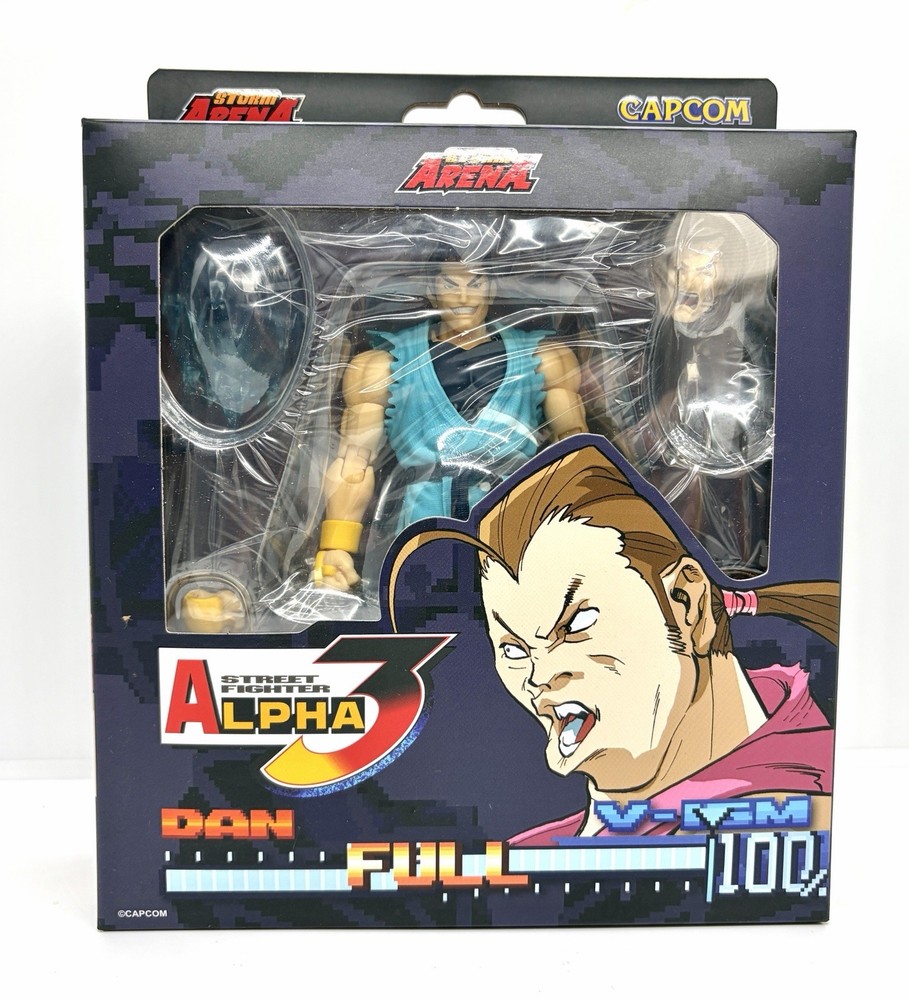 Street Fighter Alpha 3 Storm Arena Dan Special Edition Teal light Blue IN HAND