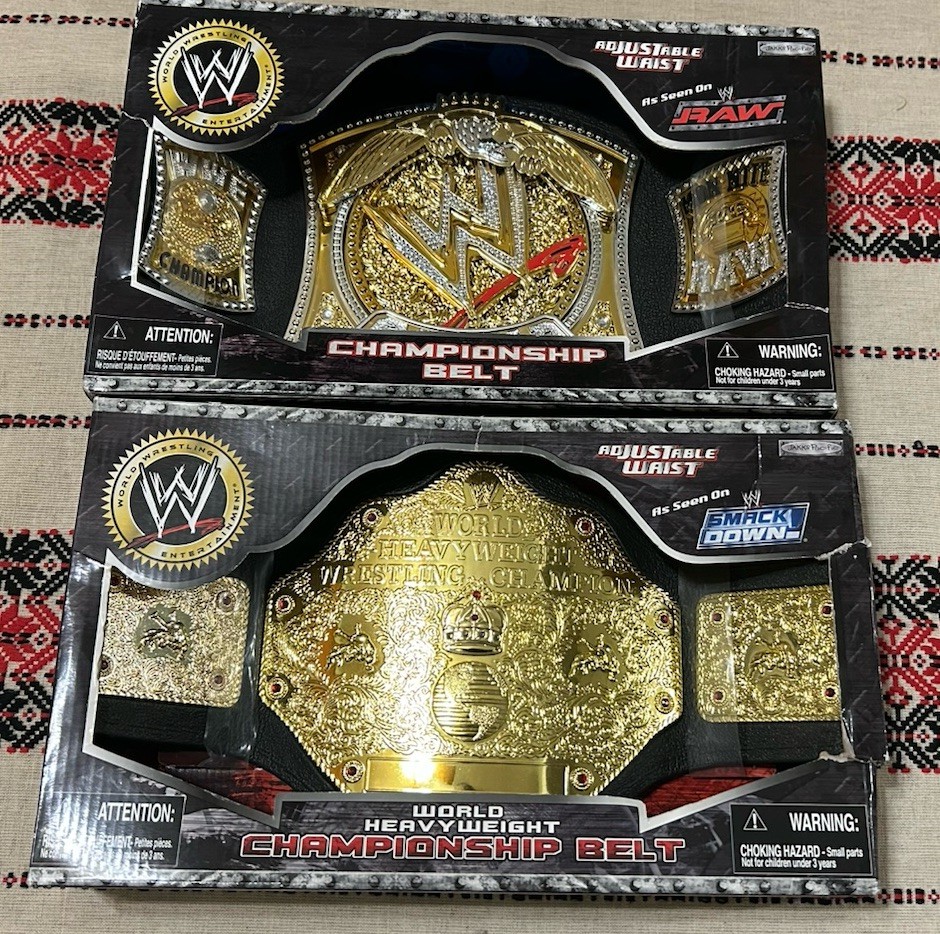 Jakks Championship Belts Raw/Smackdown