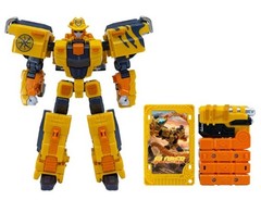 Metal Card Bot S Glober Transforming Robot SUV Toy SAMG Entertainment Korea New