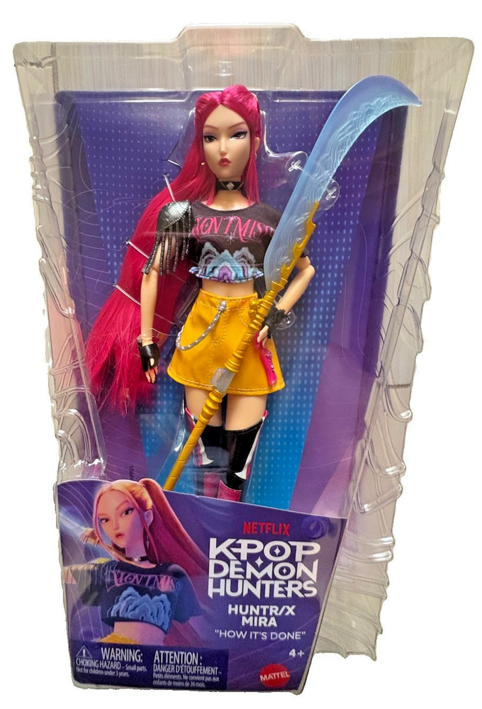 Kpop Demon Hunters HUNTR/X Mira “How It’s Done” Fashion Doll NEW JRN36