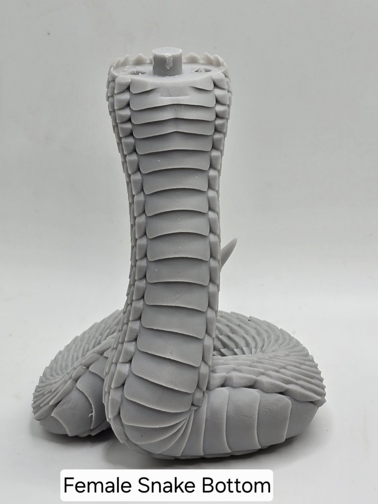 3d Printed FEMALE SNAKE WARRIOR SNAKE BOTTOM For 1.0 Mythic Legions 1/12 Scale