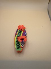 TMNT TEENAGE MUTANT NNJA TURTLE MICHELANGELO KOWABUNGA SURF BOARD + CRAB