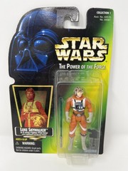 Star Wars Power of the Force POTF Green Card X-Wing Pilot Luke Skywalker