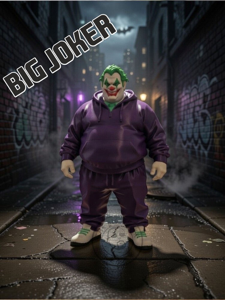 BIG MAN – BIG JOKER – Overweight JOKER Action Figure Batman Series