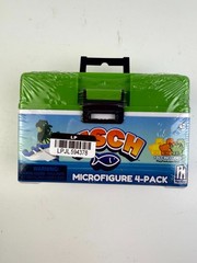 PhatMojo Fisch Microfigure Mystery 4-Pack DLC Code Includes For Kids Ages 6+