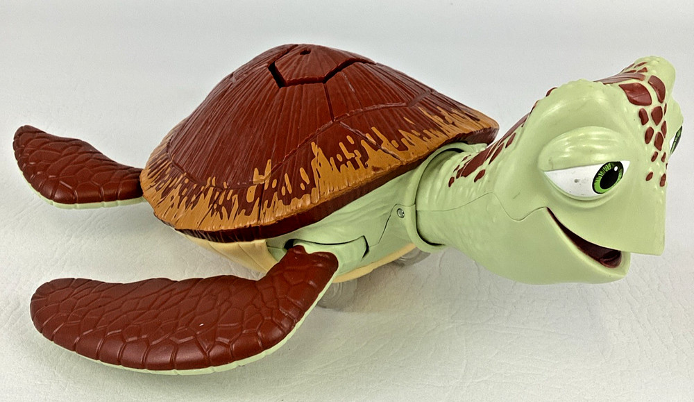 Disney Pixar Finding Nemo Chat N Cruise Crush Talking Sea Turtle 2022 Mattel Toy