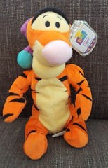 8″ STAR Bean WAKE-UP TIGGER w/TAG NIGHTCAP 69970-94 Pooh Arco Mattel