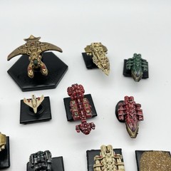 Misc Mini Spaceship Figurines War Games Tabletop Unknown Mystery