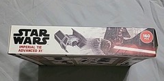 Star Wars Imperial TIE Advanced X1 4D Paper Model Kit With Stand NEW 160 Pieces