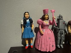 Wizard Of Oz Action Figures Set of 6 1988 50th MGM Turner Poseable, 3.75″ Figure