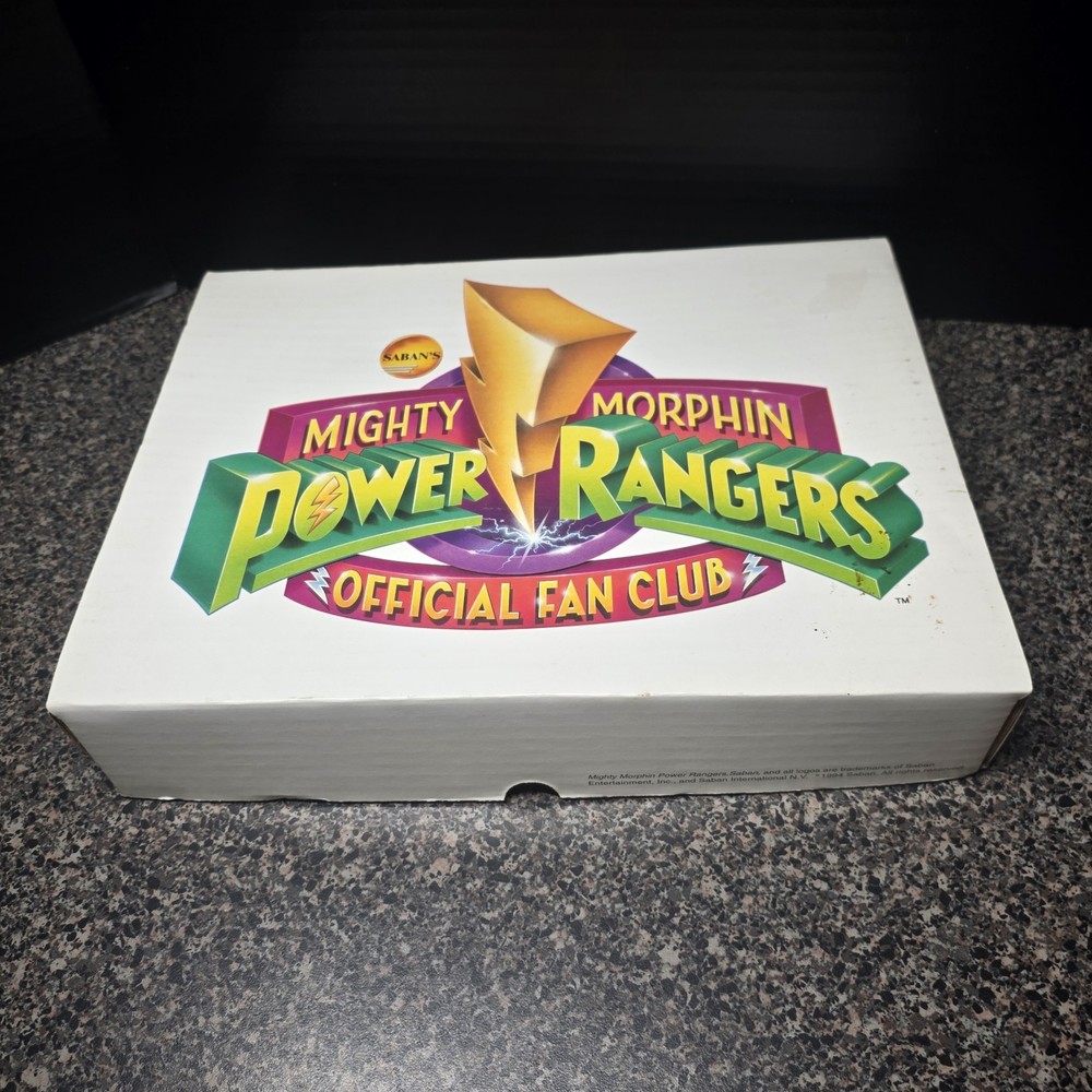 Vintage 1994 Mighty Morphin Power Rangers Official Fan Club Complete Welcome Kit