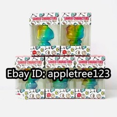 UNBOX SANRIO MINI Colorful Clear Set(5Pcs) SOFT VINYL Figure SOFUBI H7CM(2.8in)