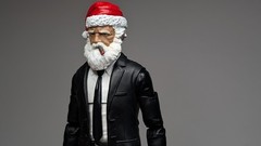 Custom Painted SMOKING SANTA HEAD 1:12 6″ Classified/ Legend Compatible