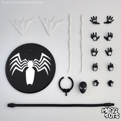 Mess Toys Spider-Man Symbiote Black Suit Neighbor Peter Parker 7″ Action Figure