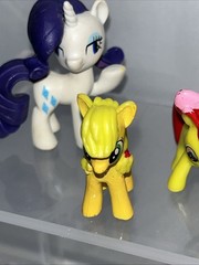 Bundle Lot Little Pony Mini Hasbro Figures Set 5 Pony’s & Unicorns 1.5”-2” Tall