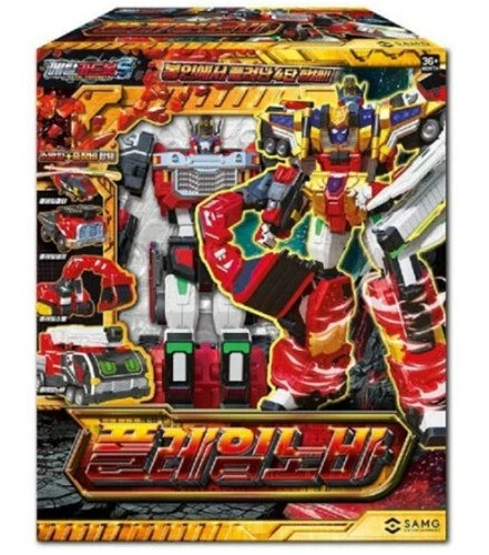 Metal Cardbot S Flame Nova FLAMENOVA Fire Car Transformer Robot / Korea