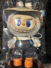 POP MART Authentic Labubu Fall In Wild Series Big Medium Size Plush Doll 38cm