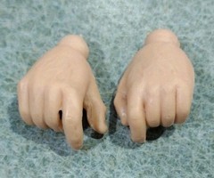 1960’s-70’s Marx Johnny West Pair of Closed Hands Nice Cond