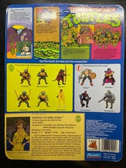 🔥 TMNT April O’Neil Bundle – 4 Sealed Vintage Figures (Blue Stripe Variant) 🔥