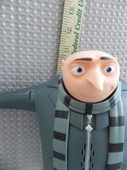 Despicable Me 2 Gru The Talking Genius Action Figure 11” Minion ~ Tested Working