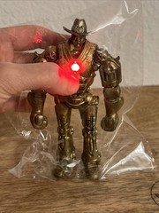 Real Steel Movie Six Shooter 5″ Action Figure Boxing Robot Posable Plastic Toy