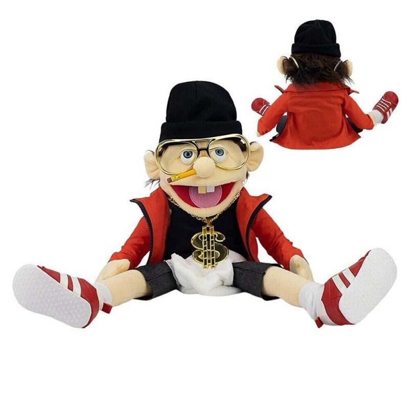 Jeffy Rapper Cosplay Toy Jeffy Hand Puppet Game Stuffed Collectible Fans Gift