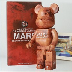 Bearbrick 400% Mars Surface 11 Inch Height ABS Plastic Home Decorative Figure
