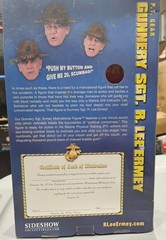 gunny sgt. R. Lee Ermey 12in motivational sound figure N.O.S. sound works