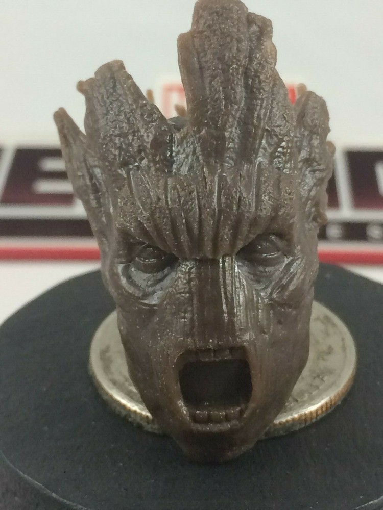 MARVEL LEGENDS HB 2013 MCU GOTG ANGRY GROOT 1:12 HEAD CAST FOR 7IN BAF FIGURE