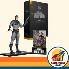 Blue beetle black & white accent edition mcfarlane toys figure