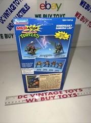 Somersault Samurai Leo Teenage Mutant Ninja Turtles 2003 Playmates NEW MISB 🔥