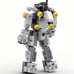 MOC Robot Building Kit Armor Action Figure Collectible Model Toy Gift For Kids