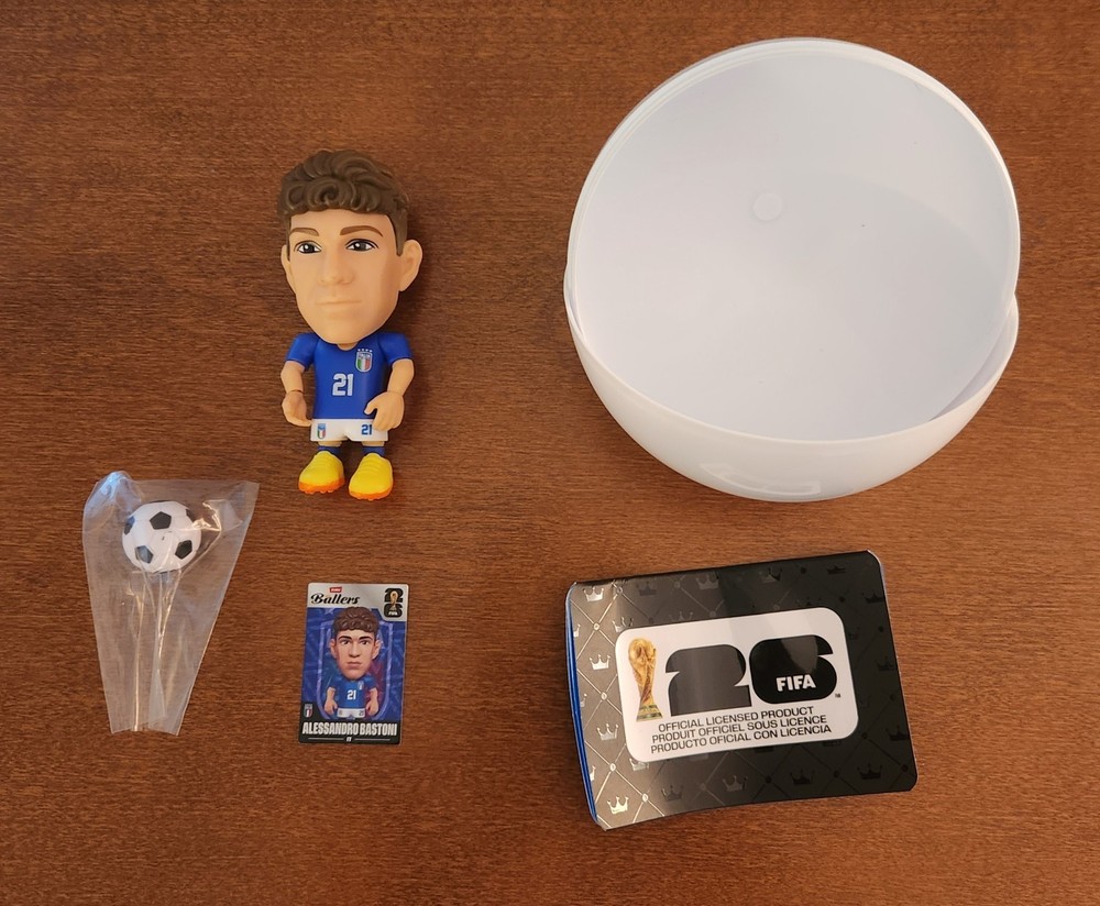 Zuru Ballers Series 1 World Cup FIFA 2026 Figurine Alessandro Bastoni Italy