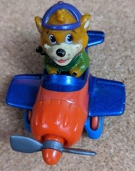 Vintage DISNEY TAIL SPIN BEARS McDonalds Die Cast Metal Planes Complete Set Of 4