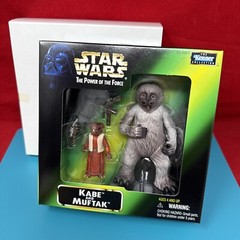 Star Wars Power of the Force Kabe And Muftak Figure Set 1998 Sealed POTF