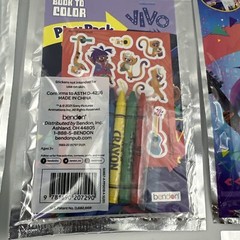 VIVO Play Pack Grab & Go Crayons Sticker Coloring Book lot of 6 New FREE SHPNG