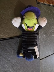2003 Jiminy Cricket 4.5″ McDonald’s EUROPE Spring Plush Figure Disney Pinocchio