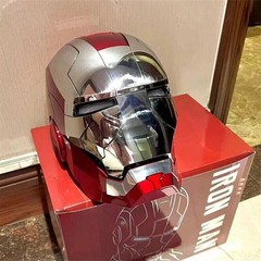 IN US AUTOKING Iron Man MK5 1:1 Helmet Wearable Voice-control Mask Cosplay Gift