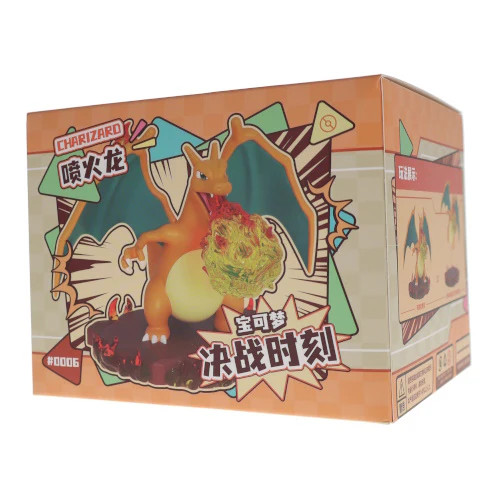 Pokemon Battle Moment Charizard Diorama Figure Langbowang 3.5 Inch NEW Sealed