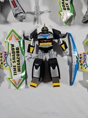 2000 TIME FORCE Power Rangers COMPLETE Megazord 5″ Figure Lot red Blue Shadow ++