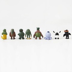 24pcs/set Italian Brainrot Tung Tung Sahur Shark Tralalero Tralala Action Figur